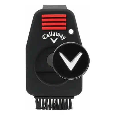 CALLAWAY 3-IN-1 GOLF TOOL - GROOVE CLEANER / RESTORER - BRUSH - BALL MARKER