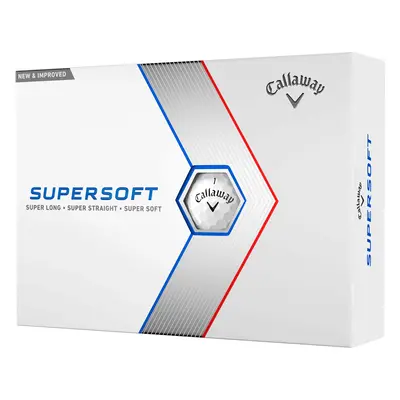 CALLAWAY SUPERSOFT GOLF BALLS - WHITE - 1 Dozen