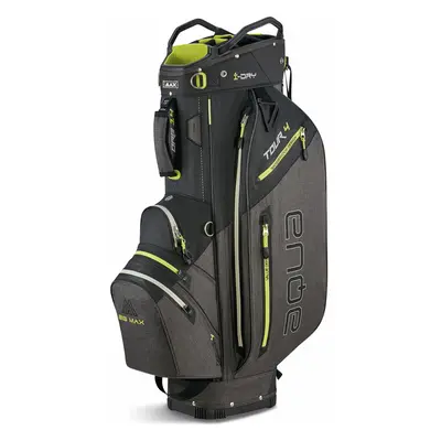 BIG MAX AQUA TOUR 4 GOLF CART TROLLEY BAG - BLACK / CHARCOAL / LIME - PREORDER MID MARCH