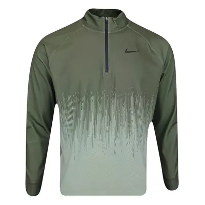 NIKE DRI-FIT ADVANCE TOUR HALF ZIP JUMPER - CARGO KHAKI - M