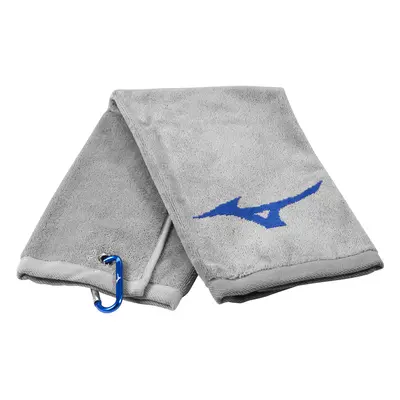 MIZUNO TRI-FOLD RB GOLF TOWEL - GREY / BLUE