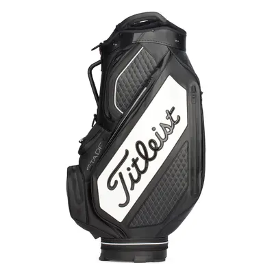 TITLEIST TOUR SERIES PREMIUM STADRY CART BAG - BLACK / WHITE