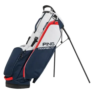 PING HOOFER LITE 231 GOLF STAND CARRY BAG - NAVY / PLATINUM / RED