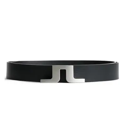 J.LINDEBERG BRIDGER LEATHER GOLF BELT - BLACK - 90cm