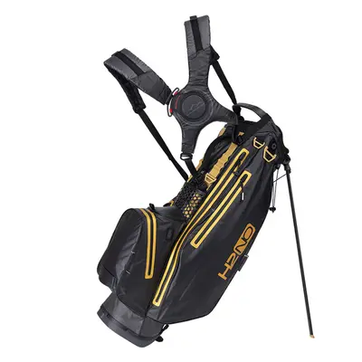 SUN MOUNTAIN H2NO LITE GOLF STAND BAG - STEEL / BLACK / GOLD