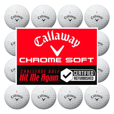 CALLAWAY CHROME SOFT X HIT ME AGAIN™ GOLF BALLS / DOZEN - 1 Dozen