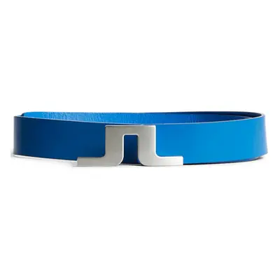 J.LINDEBERG BRIDGER LEATHER GOLF BELT - CLUB BLUE - 90cm