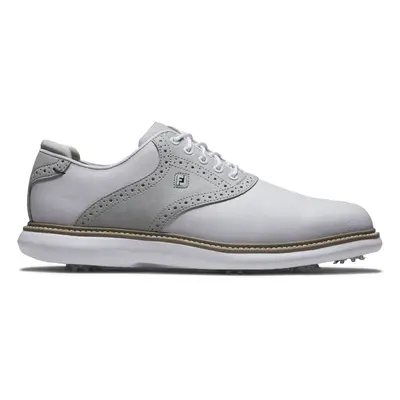 FOOTJOY 2025 TRADITIONS 57957 GOLF SHOES - WHITE / GREY - 7 UK