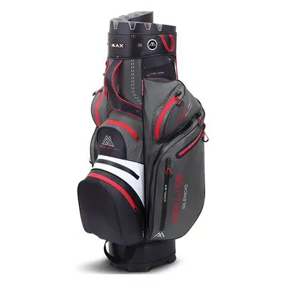 BIG MAX DRILITE SILENCIO 2 GOLF CART TROLLEY BAG - CHARCOAL / BLACK / RED – PREORDER MID FEBRUAR