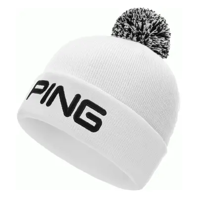 PING CLASSIC BOBBLE HAT - WHITE