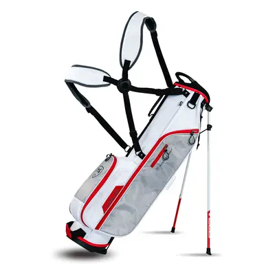 MASTERS VELO ULTRA LIGHT GOLF STAND CARRY BAG - WHITE / RED