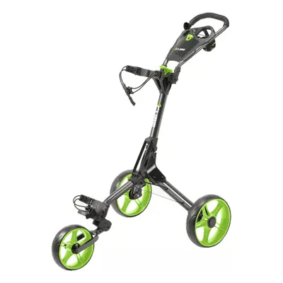 SKYMAX CUBE GOLF PUSH TROLLEY - CHARCOAL / LIME+FREE £39.99 GIFT PACK