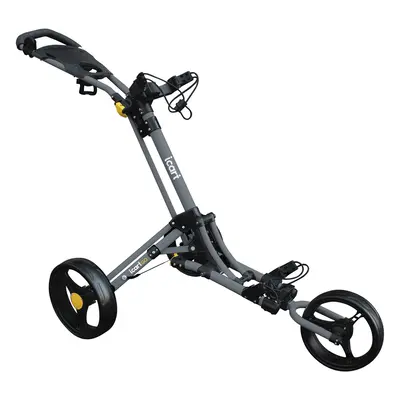 MASTERS iCART GO 3 WHEEL GOLF TROLLEY - MATTE GREY