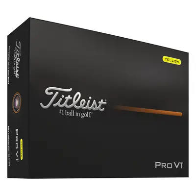 TITLEIST 2025 PRO V1 GOLF BALLS - YELLOW - 1 Dozen