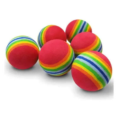 GOLF FOAM RAINBOW PRACTICE BALLS X 12