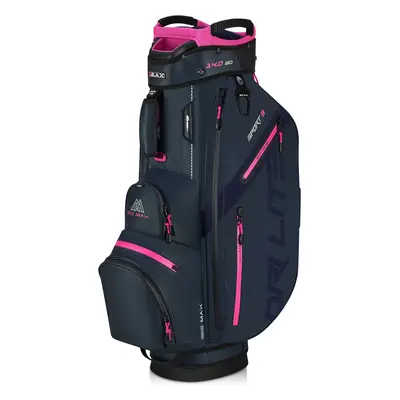 BIG MAX DRILITE SPORT 3 GOLF CART TROLLEY BAG - STEEL BLUE / FUCHSIA