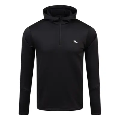 J.LINDEBERG AERIAL GOLF HOODIE - BLACK - M