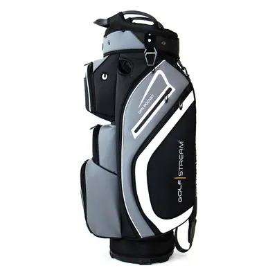 GOLFSTREAM DELUXE GOLF CART BAG - BLACK / GREY