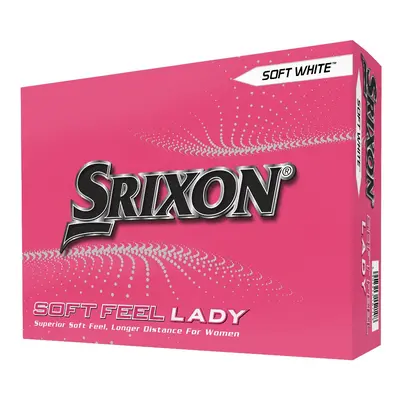 SRIXON SOFT FEEL LADY GOLF BALLS - SOFT WHITE - 1 Dozen