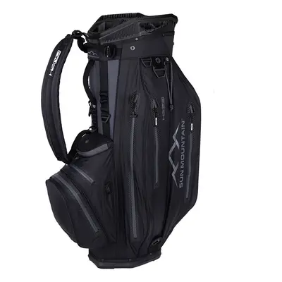 SUN MOUNTAIN 2025 H2NO ELITE WATERPROOF CART BAG - BLACK / STEEL