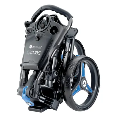 MOTOCADDY CUBE GOLF PUSH TROLLEY - GRAPHITE / BLUE