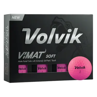 VOLVIK VIMAT SOFT GOLF BALLS - PINK