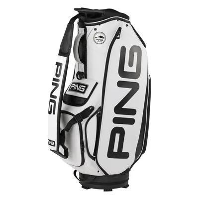 PING 2025 TOUR STAFF BAG - WHITE / BLACK - PREORDER LATE JANUARY