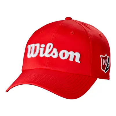 WILSON STAFF PRO TOUR GOLF CAP - RED / WHITE