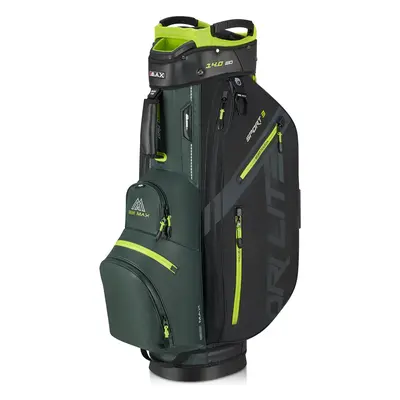 BIG MAX DRILITE SPORT 3 GOLF CART TROLLEY BAG - FOREST GREEN / BLACK / LIME - PREORDER MID FEBRU