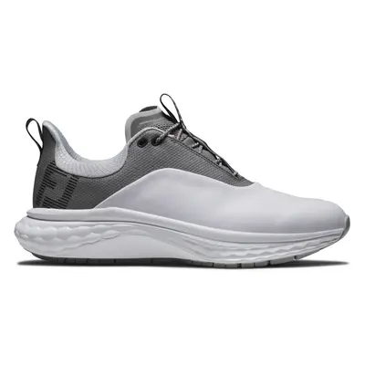 FOOTJOY 2025 QUANTUM GOLF SHOES 57032 - WHITE / GREY / SILVER - 12 UK