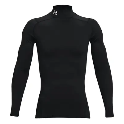 UNDER ARMOUR COMPRESSION LONG SLEEVE GOLF MOCK BASE LAYER - BLACK - M