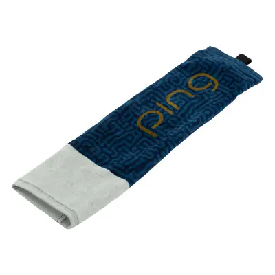 PING G LE3 LADIES GOLF TOWEL - NAVY / GOLD