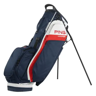 PING 2025 HOOFER 231 GOLF STAND CARRY BAG - NAVY / RED