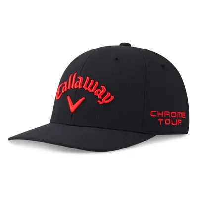 CALLAWAY 2025 TOUR AUTHENTIC PERFORMANCE PRO ELYTE GOLF CAP - BLACK / RED