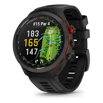 GARMIN APPROACH S70 GOLF GPS WATCH - 47MM BLACK +FREE CART MOUNT