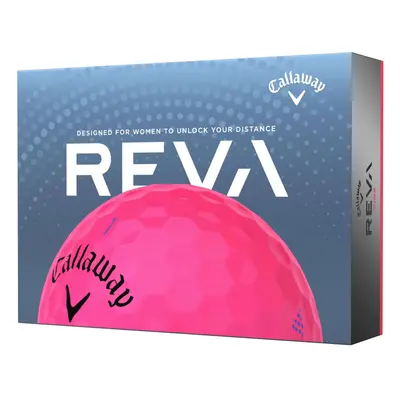 CALLAWAY REVA LADIES GOLF BALLS - PINK - 1 Dozen