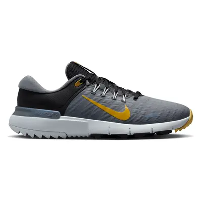 NIKE FREE GOLF GOLF SHOES - BLACK / PURE PLATINUM / INFINITE GOLD - 7.5 UK