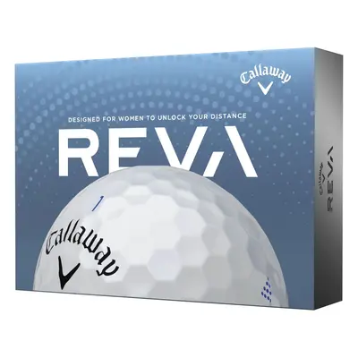 CALLAWAY REVA LADIES GOLF BALLS - WHITE - 1 Dozen