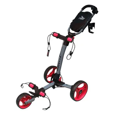 AXGLO TRILITE 3 WHEEL GOLF TROLLEY - GREY / RED +FREE £59.99 ACCESSORY PACK