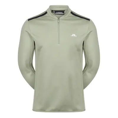 J.LINDEBERG TECH BRIDGE MIDLAYER - OIL GREEN - M