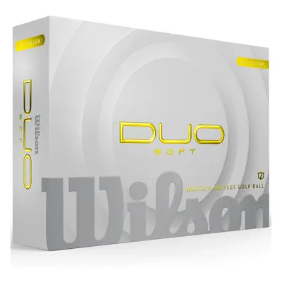 WILSON 2025 DUO SOFT GOLF BALLS - YELLOW - 1 Dozen