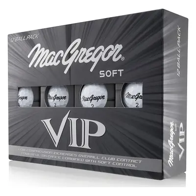 MACGREGOR VIP SOFT GOLF BALLS - WHITE - 1 Dozen