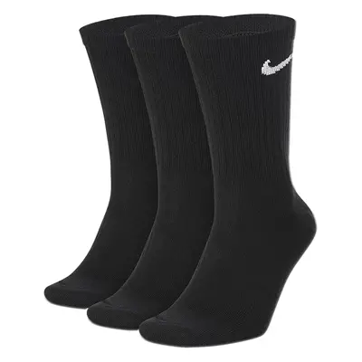 NIKE EVERYDAY GOLF CREW SOCKS - 3 PACK / BLACK