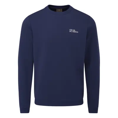 OSCAR JACOBSON 2025 JOHNSTONE TOUR CREW JUMPER - NAVY - M