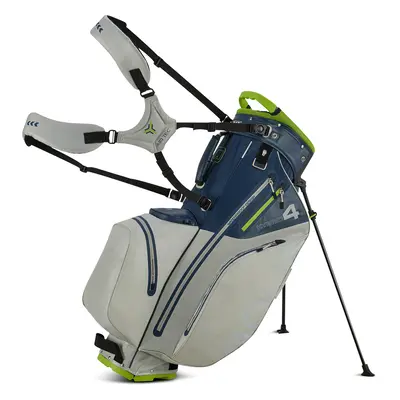 BIG MAX AQUA HYBRID 4 STAND BAG - NAVY / GREY / LIME - PREORDER LATE FEBRUARY