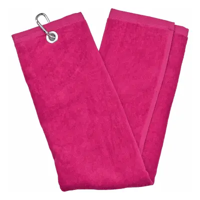 MASTERS TRIFOLD GOLF TOWEL - Pink