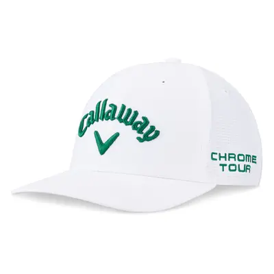 CALLAWAY 2025 TOUR AUTHENTIC PERFORMANCE PRO ELYTE GOLF CAP - WHITE / GREEN