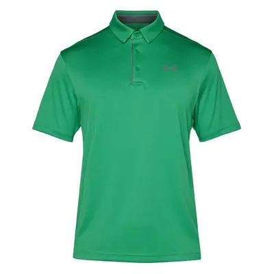 UNDER ARMOUR 2025 TECH GOLF POLO SHIRT - TEAM KELLY GREEN / PITCH GREY - S