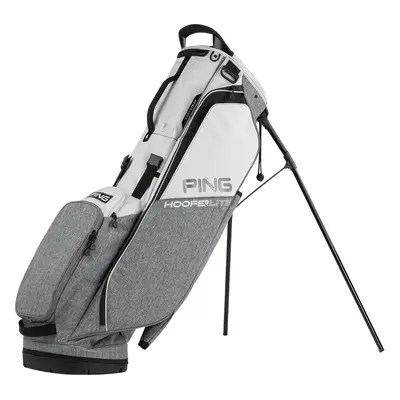 PING HOOFER LITE 231 GOLF STAND CARRY BAG - HEATHER GREY / PLATINUM / BLACK