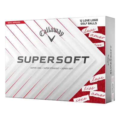 CALLAWAY 2025 SUPERSOFT LOVE GOLF BALLS - LIMITED EDITION - 1 Dozen